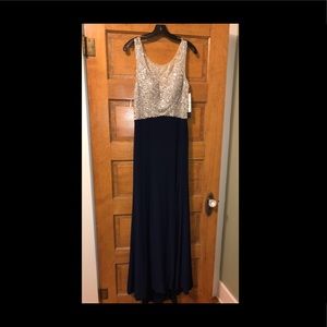 Navy Blue Formal Dress